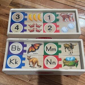Melissa & Doug Wooden Puzzle Set